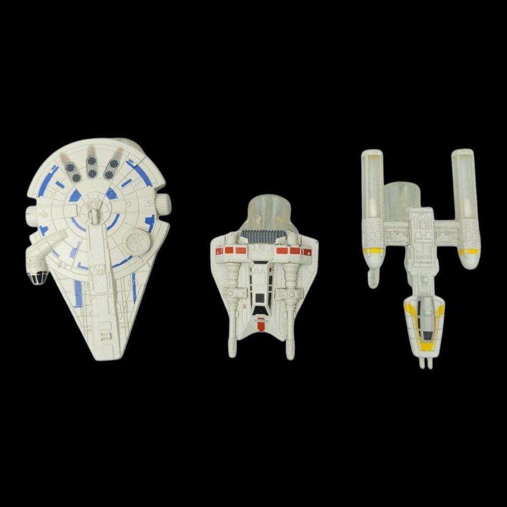Hot Wheels Star Wars Millennium Falcon Rebel Snowspeeder Y Wing Diecast Replicas - Picture 7 of 12